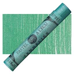 Sennelier Soft Pastel - Iridescent Emerald Green pastel and swatch