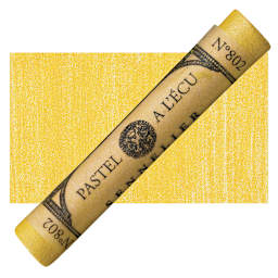 Sennelier Soft Pastel - Iridescent Gold Yellow pastel and swatch