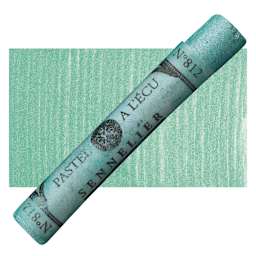 Sennelier Soft Pastel - Iridescent Pale Green pastel and swatch