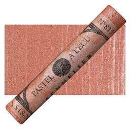 Sennelier Soft Pastel - Iridescent Red Ochre pastel and swatch
