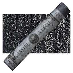 Sennelier Soft Pastel - Lamp Black 526 pastel and swatch