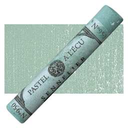 Sennelier Soft Pastel - Lichen Green 950 pastel and swatch