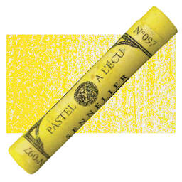Sennelier Soft Pastel - Naples Yellow 097 pastel and swatch
