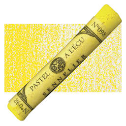 Sennelier Soft Pastel - Naples Yellow 098 pastel and swatch