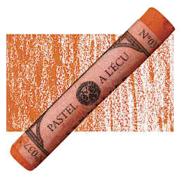 Sennelier Soft Pastel - Orange Lead pastel and swatch