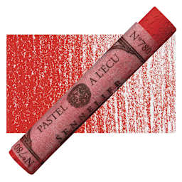 Sennelier Soft Pastel - Persian Red 780 pastel and swatch