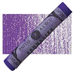 Sennelier Soft Pastel - Purple Blue pastel and swatch