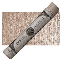Sennelier Soft Pastel - Reddish Brown Grey 430 pastel and swatch