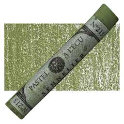 Sennelier Soft Pastel - Reseda Grey Green 213 pastel and swatch
