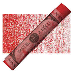 Sennelier Soft Pastel - Ruby Red 670 pastel and swatch