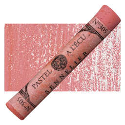 Sennelier Soft Pastel - Scarlet Lake 305 pastel and swatch
