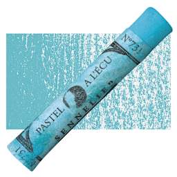 Sennelier Soft Pastel - Turquoise Blue 731 pastel and swatch