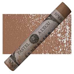Sennelier Soft Pastel - Van Dyck Brown 436 pastel and swatch