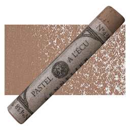 Sennelier Soft Pastel - Van Dyck Brown 438 pastel and swatch