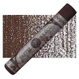 Sennelier Soft Pastel - Vermilion Brown pastel and swatch