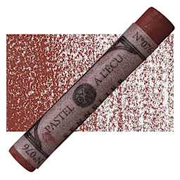 Sennelier Soft Pastel - Vermilion Brown pastel and swatch