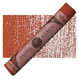 Sennelier Soft Pastel - Vermilion Brown pastel and swatch