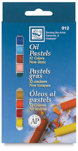 Oil Pastels, Set of 12