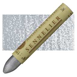 Sennelier Oil Pastel - Aluminum oil pastel and swatch