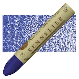 Sennelier Oil Pastel - Cobalt Blue oil pastel and swatch