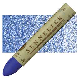 Sennelier Oil Pastel - Delft Blue oil pastel and swatch