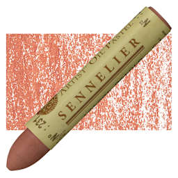 Sennelier Oil Pastel - Gold Brown oil pastel and swatch