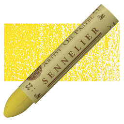 Sennelier Oil Pastel - Gold Yellow oil pastel and swatch