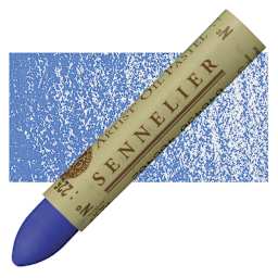 Sennelier Oil Pastel - Indian Blue oil pastel and swatch