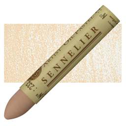 Sennelier Oil Pastel - Luminous Yellow oil pastel and swatch