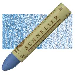 Sennelier Oil Pastel - Phthalo Blue oil pastel and swatch