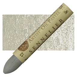 Sennelier Oil Pastel - Yellow Grey oil pastel and swatch