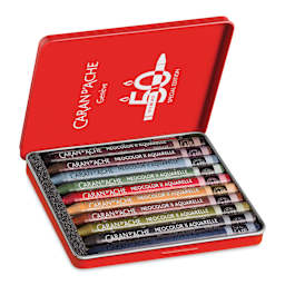 Caran d'Ache Neocolor II Aquarelle Artists' Pastels - Dark Colors