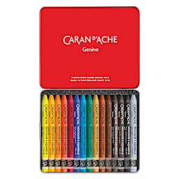 Caran d'Ache Neocolor II Aquarelle Artists' Pastels - Blick Exclusive! Set of 15, Urban Sketcher Essentials open packaging showing contents