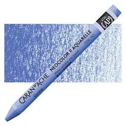 Caran d'Ache Neocolor II Aquarelle Artists' Pastel - Sky Blue pastel and swatch
