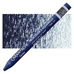 Caran d'Ache Neocolor II Aquarelle Artists' Pastel - Prussian Blue pastel and swatch