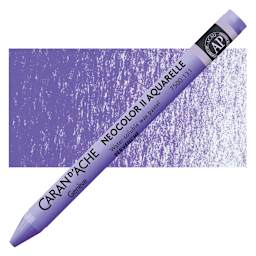 Caran d'Ache Neocolor II Aquarelle Artists' Pastel - Periwinkle Blue pastel and swatch