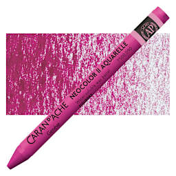 Caran d'Ache Neocolor II Aquarelle Artists' Pastel - Purple pastel and swatch