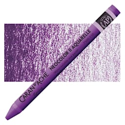 Caran d'Ache Neocolor II Aquarelle Artists' Pastel - Lilac pastel and swatch