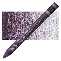 Caran d'Ache Neocolor II Aquarelle Artists' Pastel - Aubergine pastel and swatch
