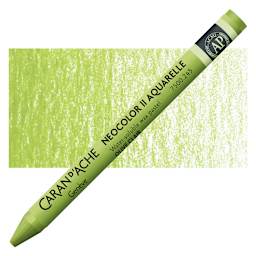 Caran d'Ache Neocolor II Aquarelle Artists' Pastel - Light Olive pastel and swatch