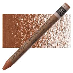 Caran d'Ache Neocolor II Aquarelle Artists' Pastel - Bronze pastel and swatch