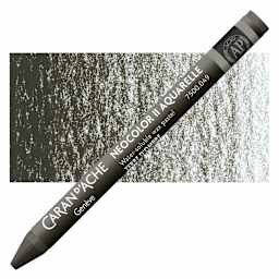 Caran d'Ache Neocolor II Aquarelle Artists' Pastel - Raw Umber pastel and swatch