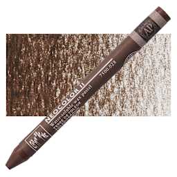 Caran d'Ache Neocolor II Aquarelle Artists' Pastel - Toledo Brown pastel and swatch