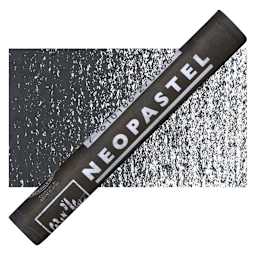 Caran d'Ache Neopastel - Black pastel and swatch
