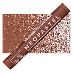 Caran d'Ache Neopastel - Chestnut pastel and swatch