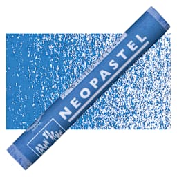 Caran d'Ache Neopastel - Cobalt Blue pastel and swatch