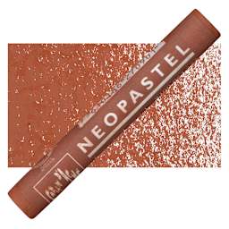 Caran d'Ache Neopastel - English Red pastel and swatch