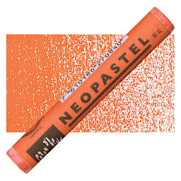Caran d'Ache Neopastel - Flame Red pastel and swatch