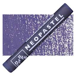 Caran d'Ache Neopastel - Indigo Blue pastel and swatch