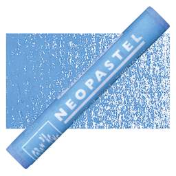 Caran d'Ache Neopastel - Light Blue pastel and swatch